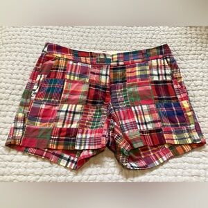 J.Crew Factory Madras Cotton Shorts